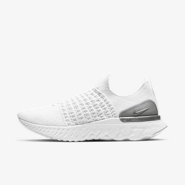Nike white slip ons shop